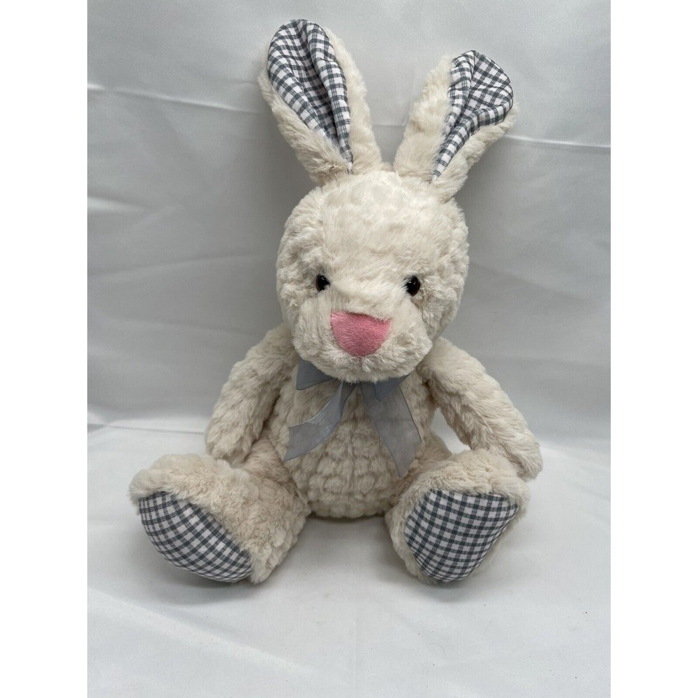 Gitzy Plush White Bunny Easter Rabbit 16 inches